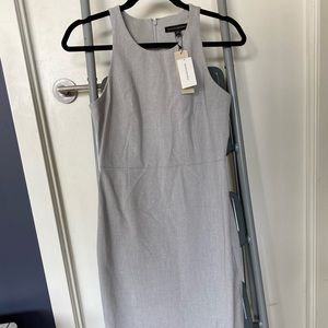 Banana Republic Petite Grey Sheath Dress